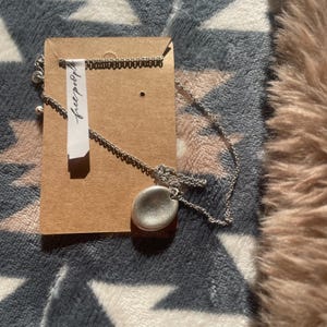 NWOT Free People Choker silver western southwest necklace open locket image 2