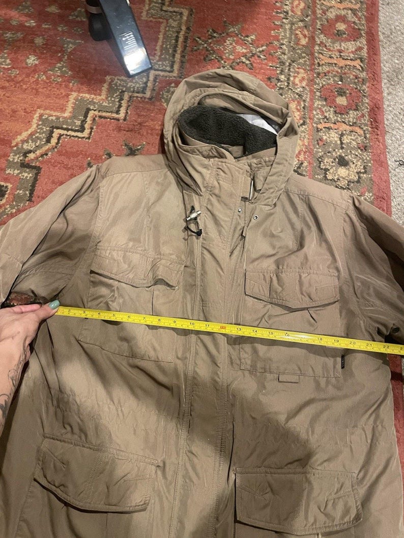 Abrigo de plumón Primaloft de invierno Ranch de LL Bean X Free People, chaqueta acogedora del suroeste, talla XL imagen 7