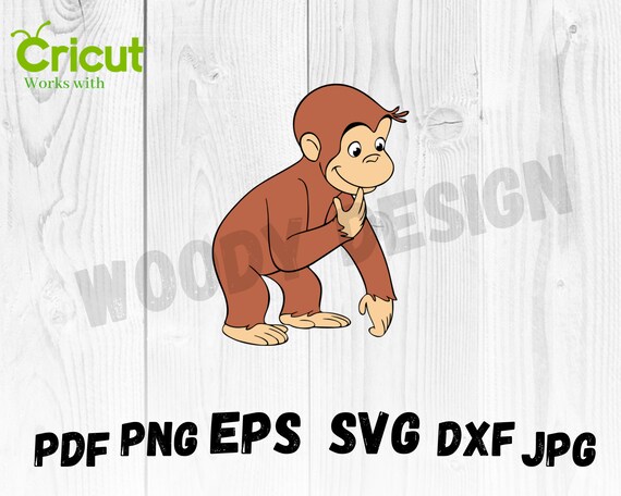 Curious George Layered Svg Curious George Svg George Cut Etsy