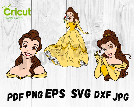 Belle Bundle Layered Svg Belle Svgbelle Cut Filebelle Etsy