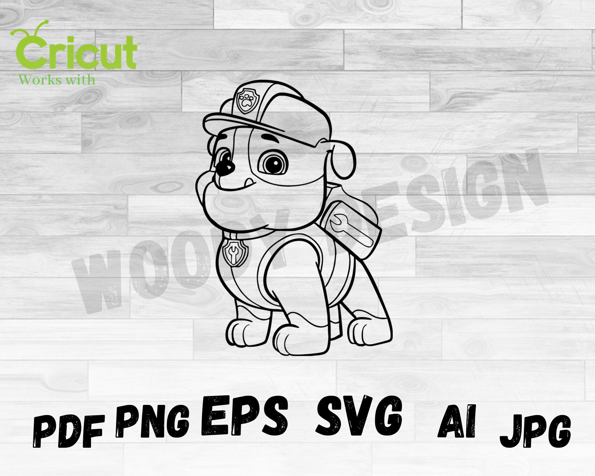 Free Free Paw Patrol Rubble Svg 286 SVG PNG EPS DXF File