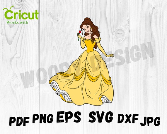 Download Belle Rose Layered Svg Belle Svg Belle Birthday Belle Cut Etsy