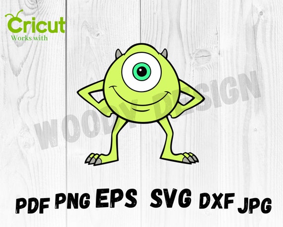 Download Mike Wazowski Layered Svg Mike Svg Mike Cut Filemike Clip Etsy