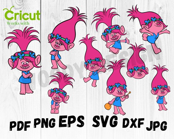 Free Free 116 Trolls Princess Poppy Svg SVG PNG EPS DXF File
