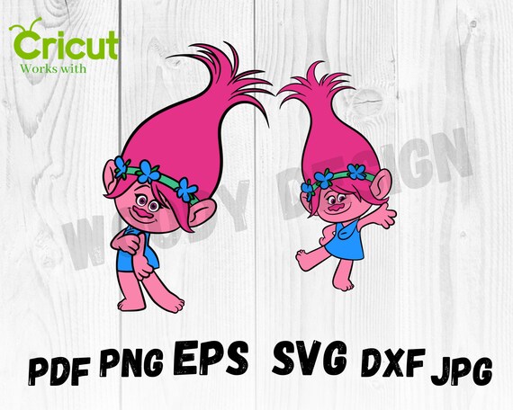 Download Poppy Cute Layered Svg Poppy Trolls Svg Poppy Clip Art Etsy