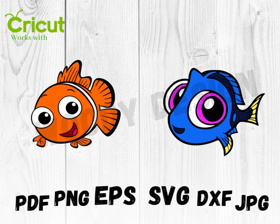Download Nemo And Dory Kids Layered Svg Nemo Dory Svg Nemo Cut File Etsy