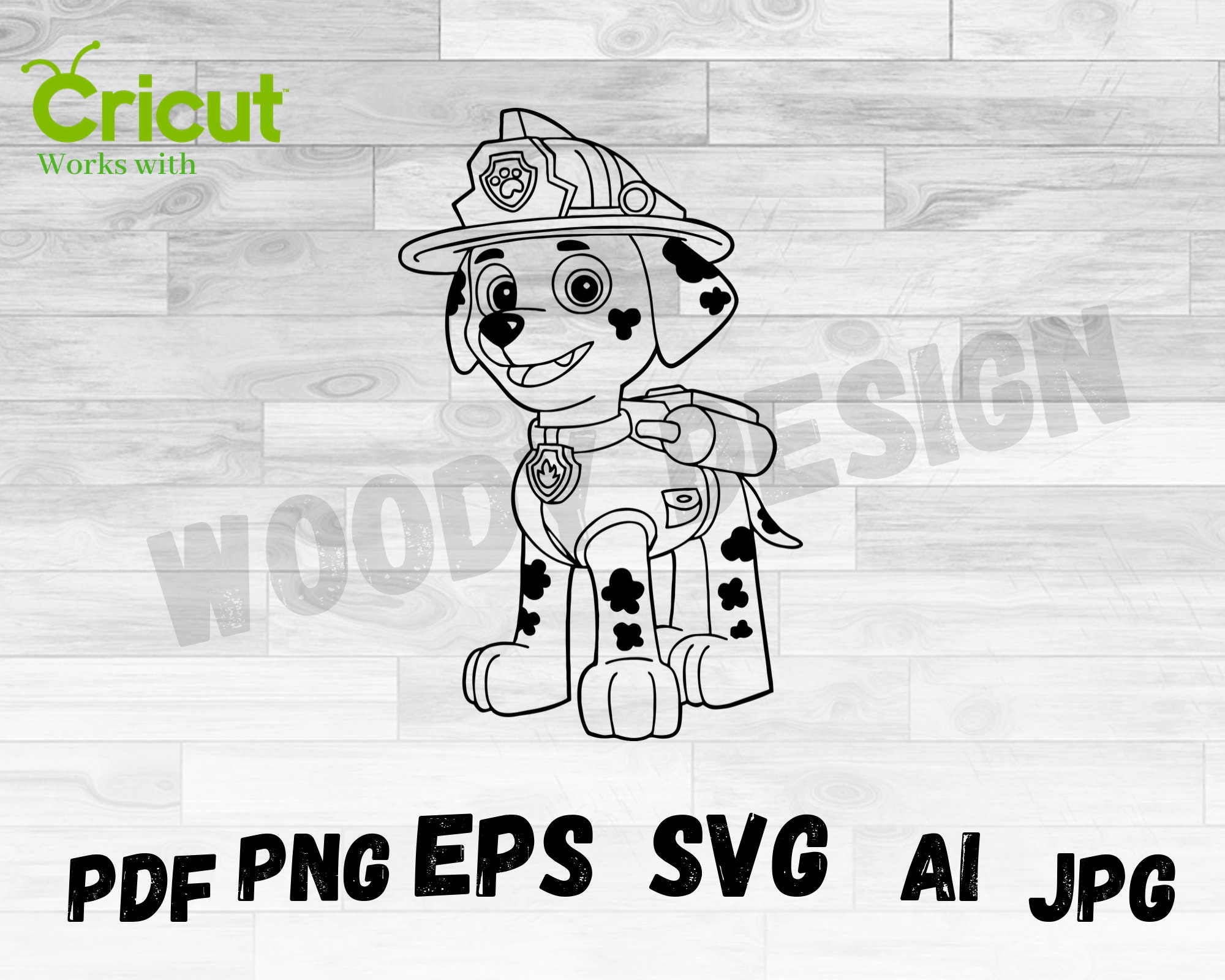 Download Marshall Svg Paw Patrol Coloring