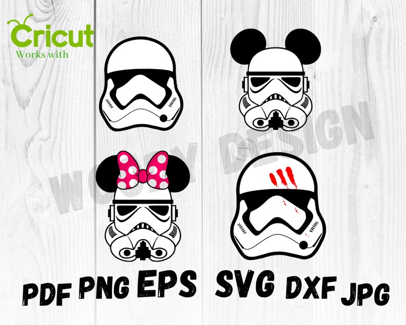 Download Stormtrooper Pack LAYERED SVG Star wars Mickey & Minnie ...