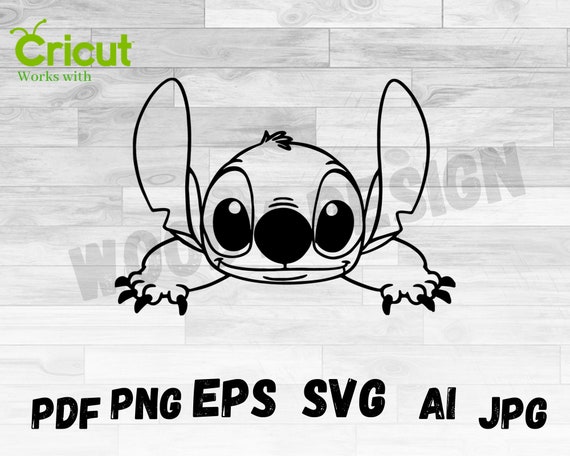 Free Free 221 Disney Stitch Face Stitch Outline Svg SVG PNG EPS DXF File