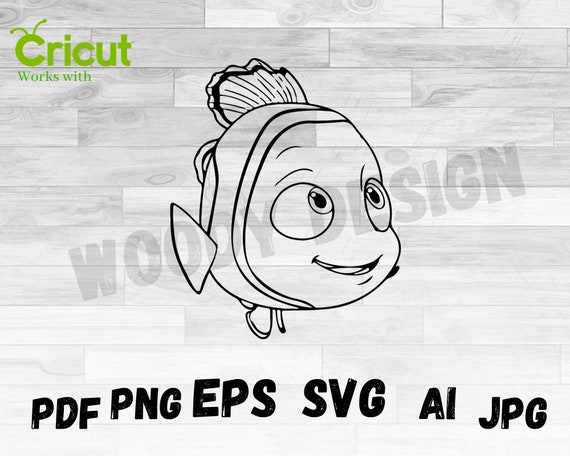 Download Nemo Outline Svg Nemo Outline Nemo Coloring Nemo Svg Nemo Etsy