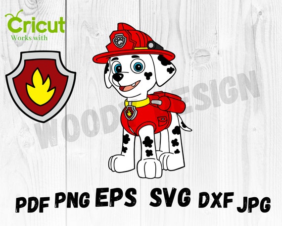 Download Paw Patrol Svg Marshall Badge Marshall Svg Marshall Etsy