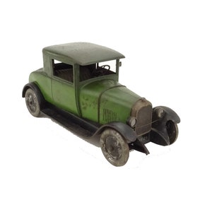 アンドレ・シトロエン・カブリオレ B14 ブリキの車 1920 年代 / 機械ばね自動車 / 古いおもちゃのコレクション / オールドタイマーカー