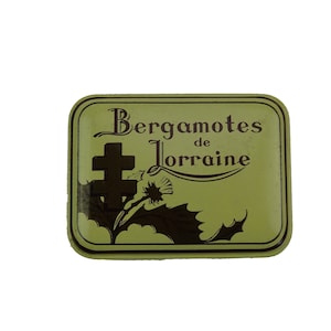 Bergamot de Lorraine candy box / vintage collection / Vintage collection / tin box / cookie box / Kitchen decoration