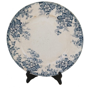 Beautiful &quot;Marie Louise&quot; dish from Moulin des Loups Hamage ceramics, North of France / antique French tableware, St Amand tableware
