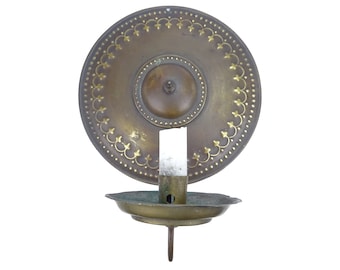19. Kerzenständer aus Messing / Kerzenhalter aus Metall / Alte und rustikale Dekoration / Kerzenständer und Kerzenhalter / Lichtkandelaber