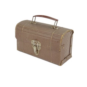 Bolso pequeño en forma de maleta de cartón / Demoiselle o bolso infantil / maleta / vintage Francia / equipaje antiguo / decoración dormitorio
