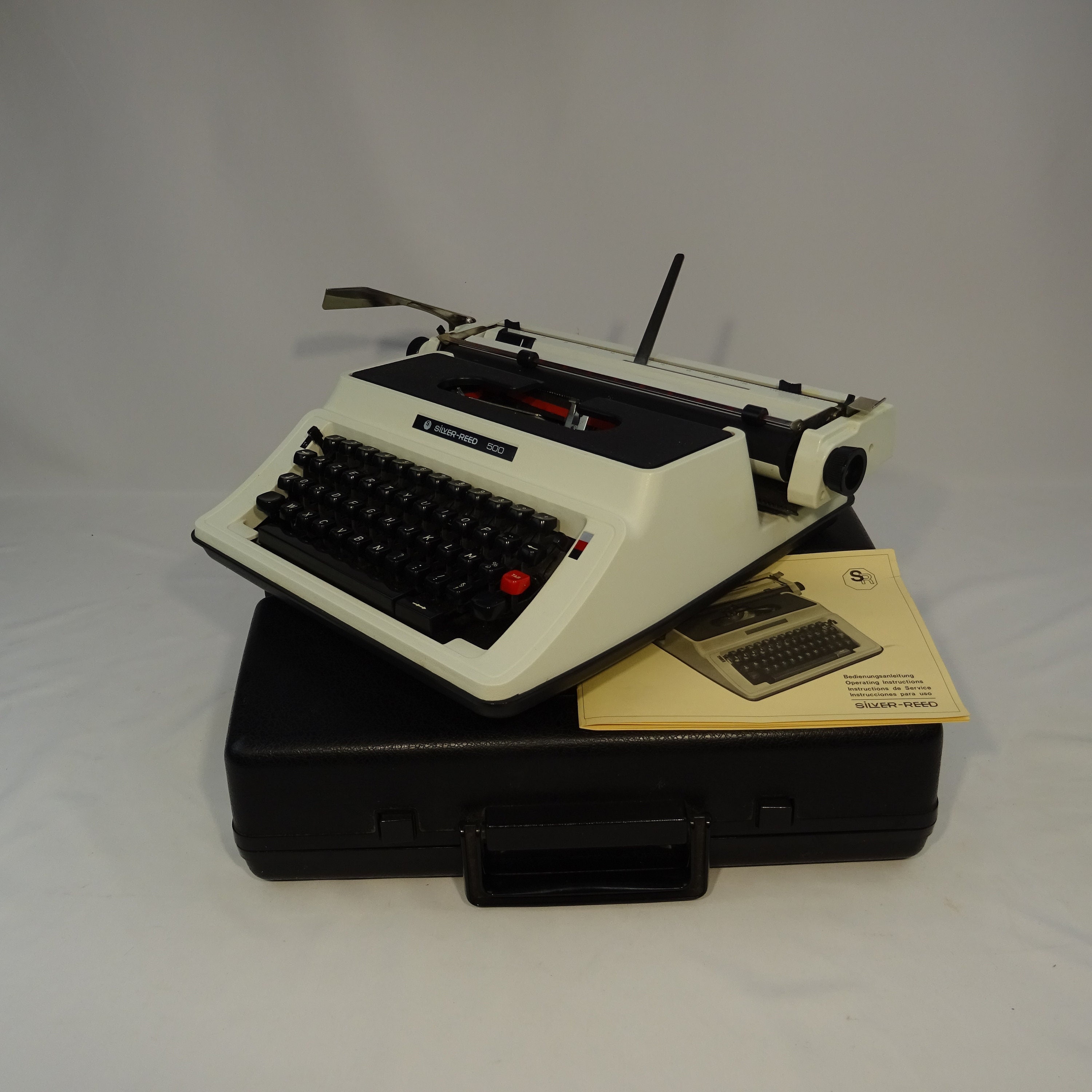 Machine à Écrire Silver Reed 500/Déco Vintage et Industrielle Décoration Française Déco Chambre Bure