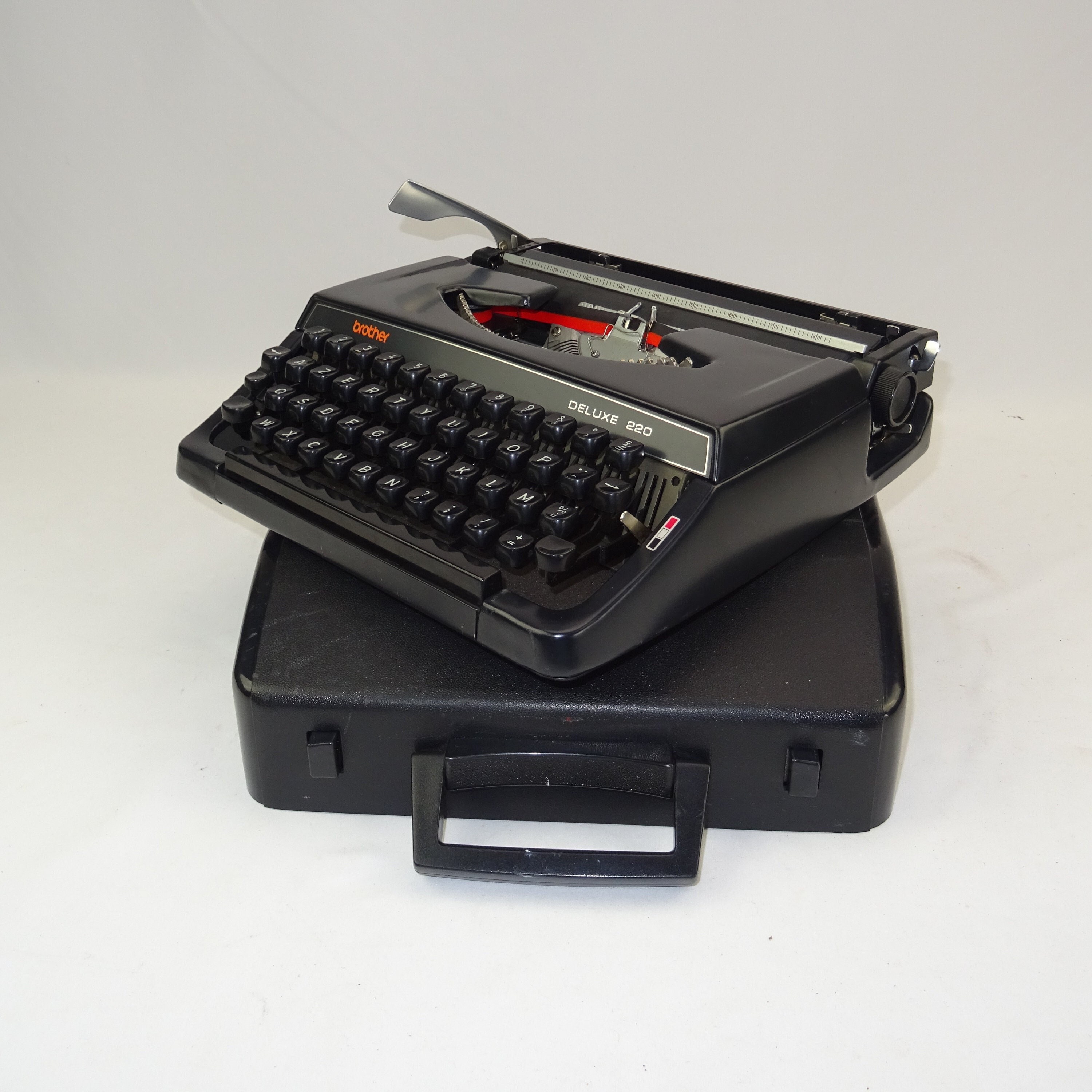Machine à Écrire Brother Deluxe 220 Noire/Déco Vintage et Industrielle Décoration Française Déco Cha
