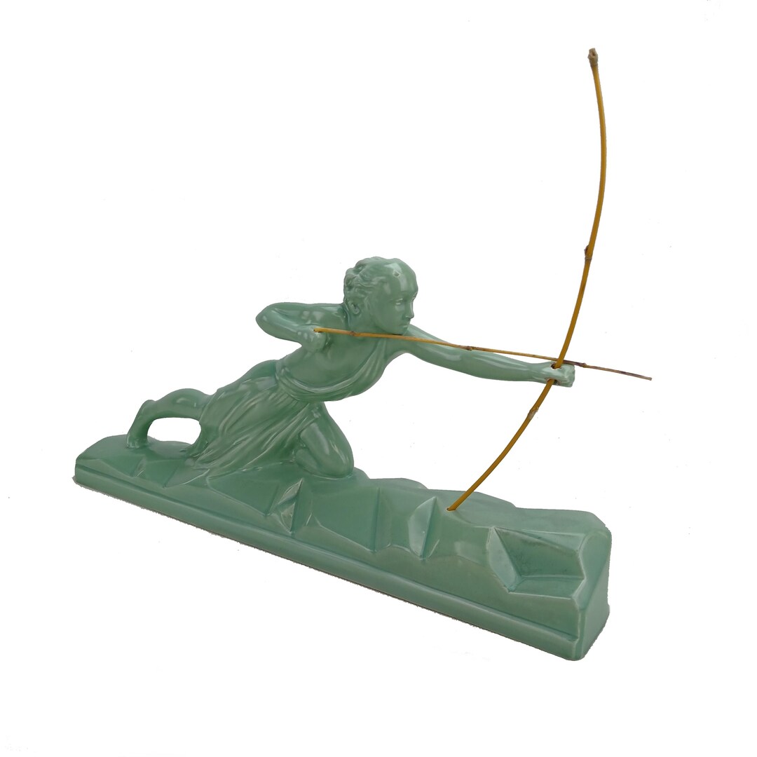Archer Art Deco Style in the Style of Lemanceau Marcel André Bouraine ...