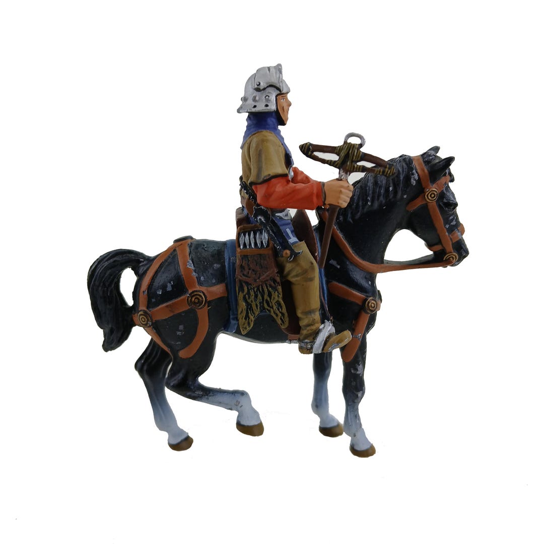 Figurine Durso Cavalier Cowboy Shérif – Composition élastolin – Belgique Années 1940