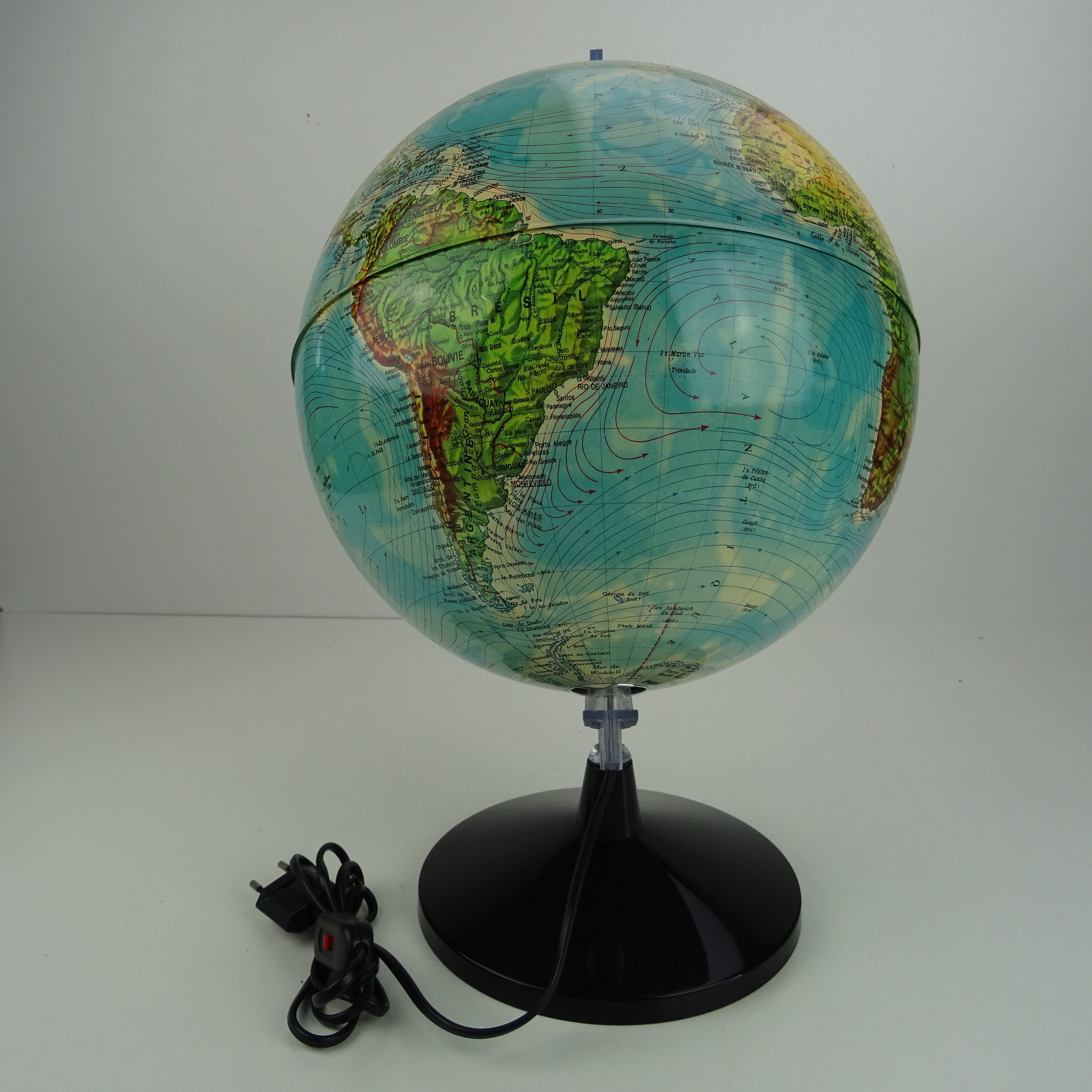 レア】デンマーク製 ライト式地球儀 スキャングローブ 日本版 スキャン