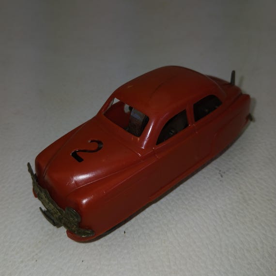 Rare Voiture Ancienne JOUEF Panaméricaine en Tôle - Années 50 - Jeux & Jouets