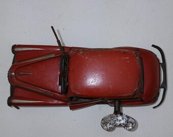 Voiture Mécanique Joustra Auto Miracle 1959 – Jouet Ancien En Tôle – France – Collection