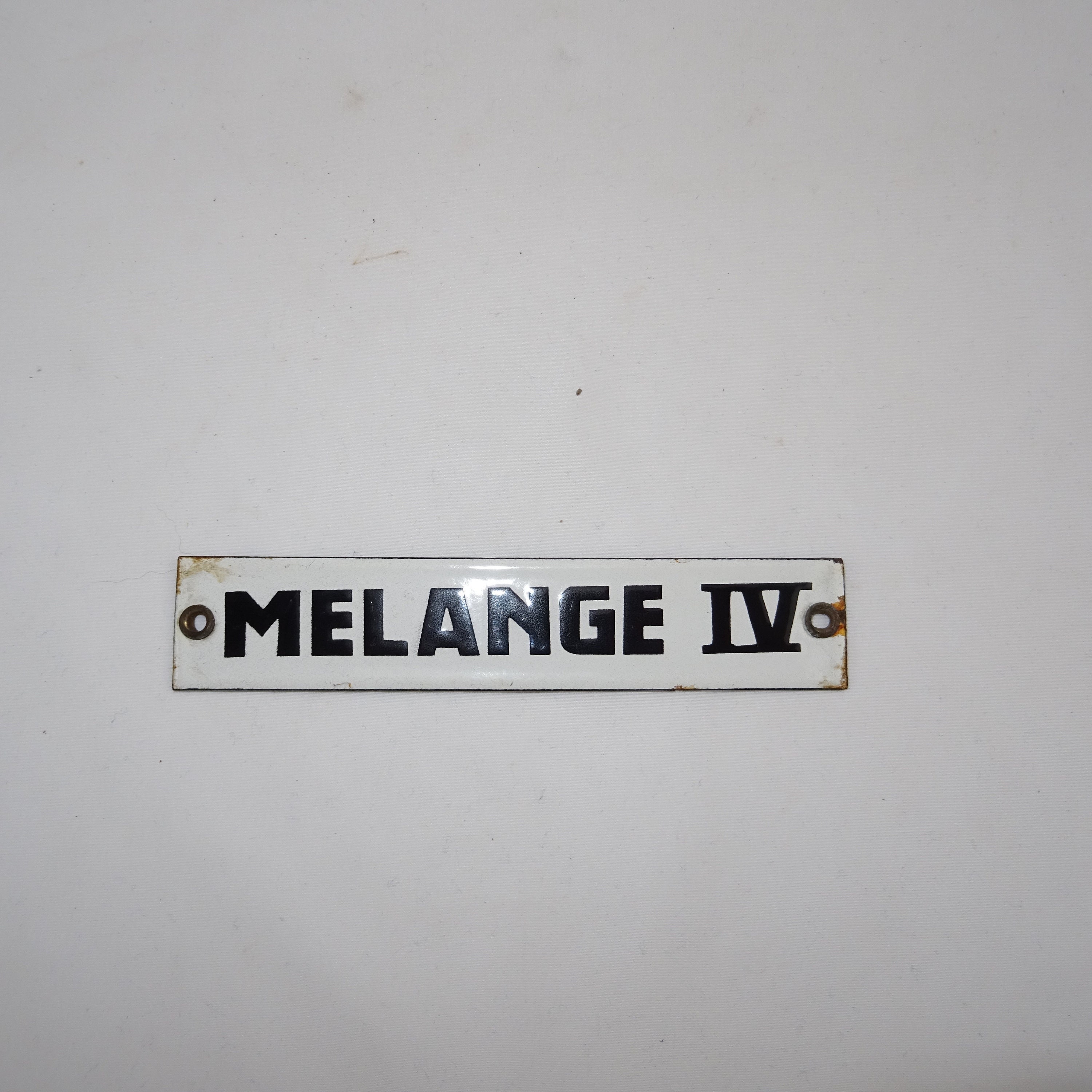 Plaque Originale en Tôle Émaillée d'usine à Gaz/Collection Plaques Émaillées Bombées Décoration Mura