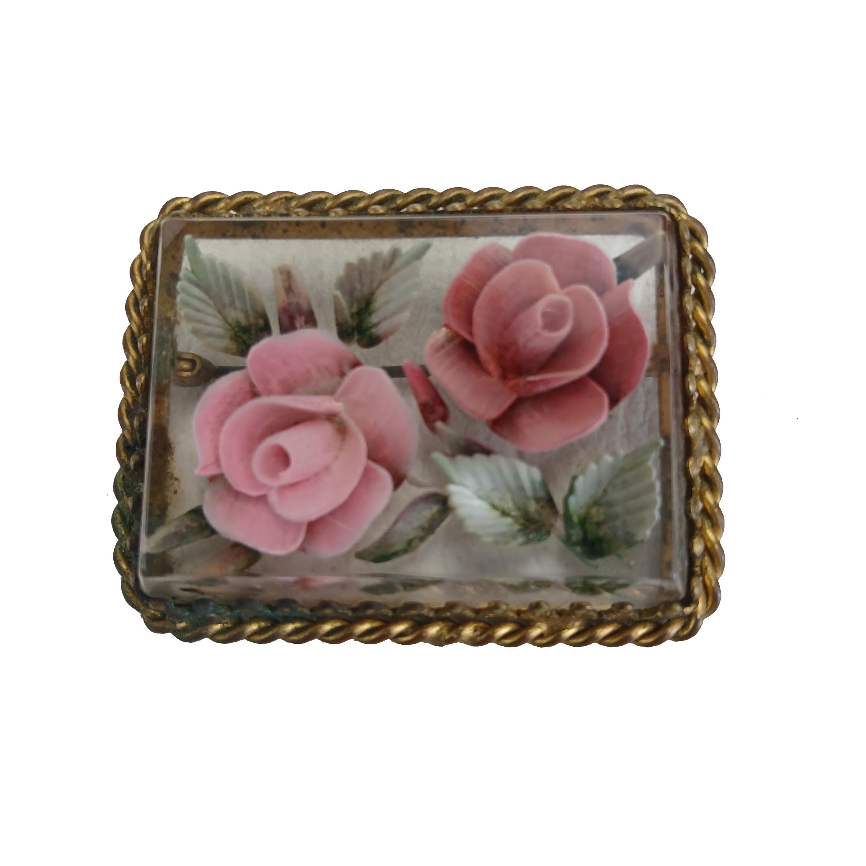 Broche Vintage Années 30-40 - Bijou Ancien Français - Occasion