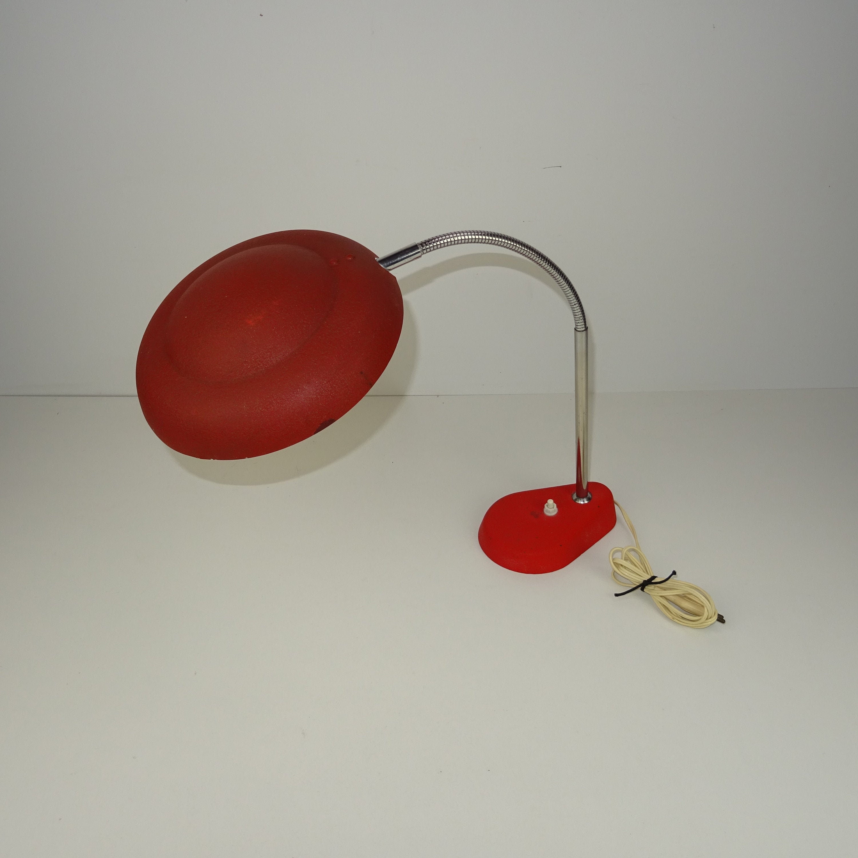 Lampe de Bureau avec Col Cygne/Luminaire Design Lampe Champignon Décoration Loft Moderne et Vintage 