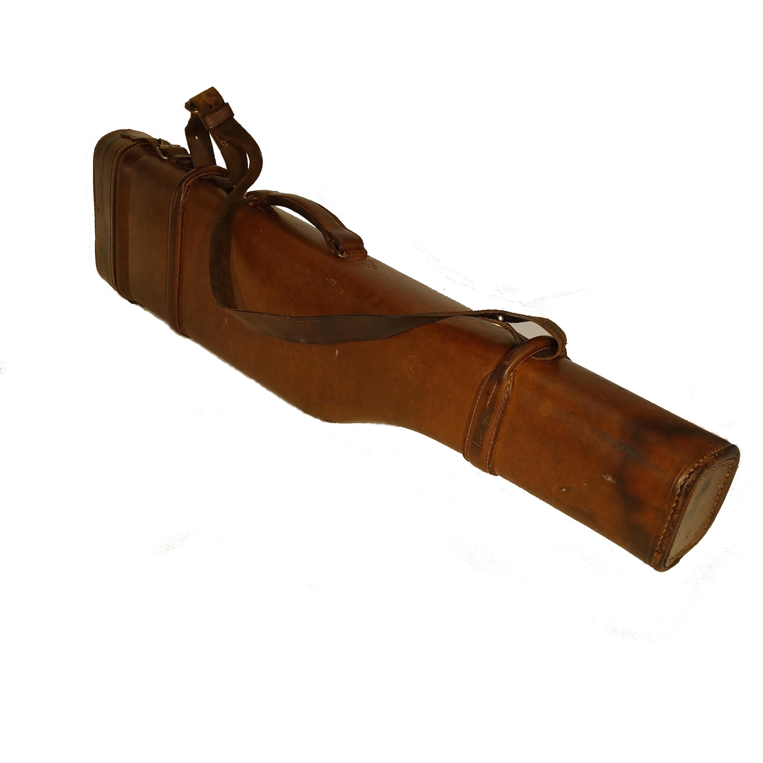 Vintage leather rifle scabbard - Etsy 日本