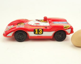 Superbe voiture de pompier en tôle à friction JOUSTRA 60s (Gebraucht