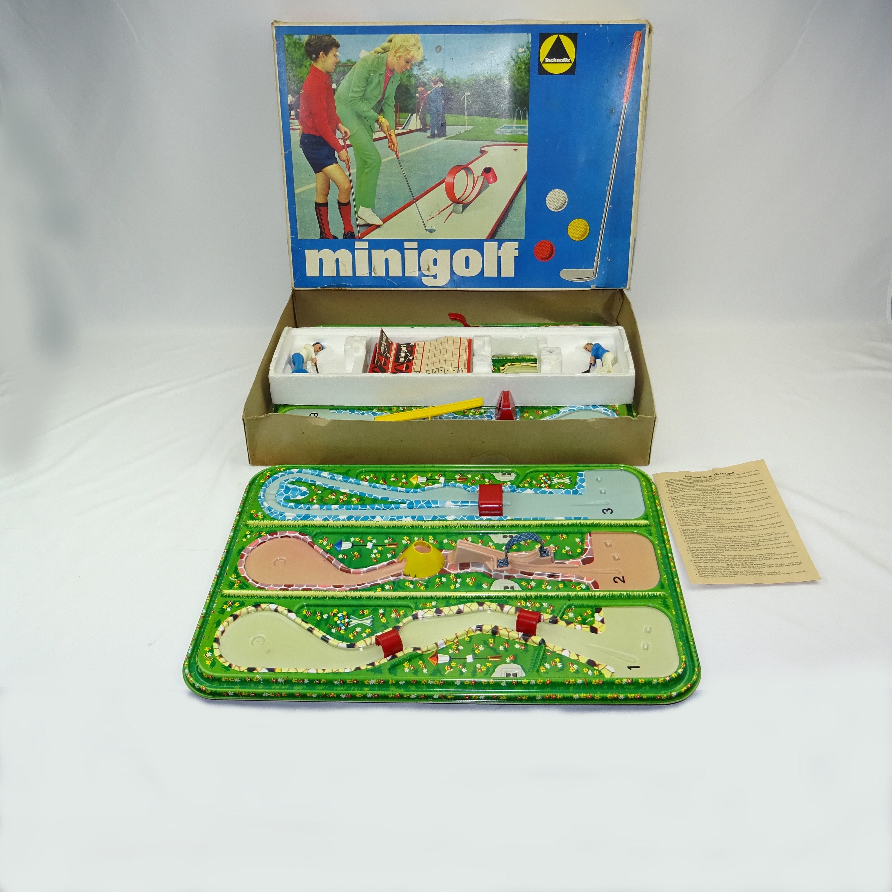 Jeu de golf miniatures - articles de toilette - ensemble de jeu