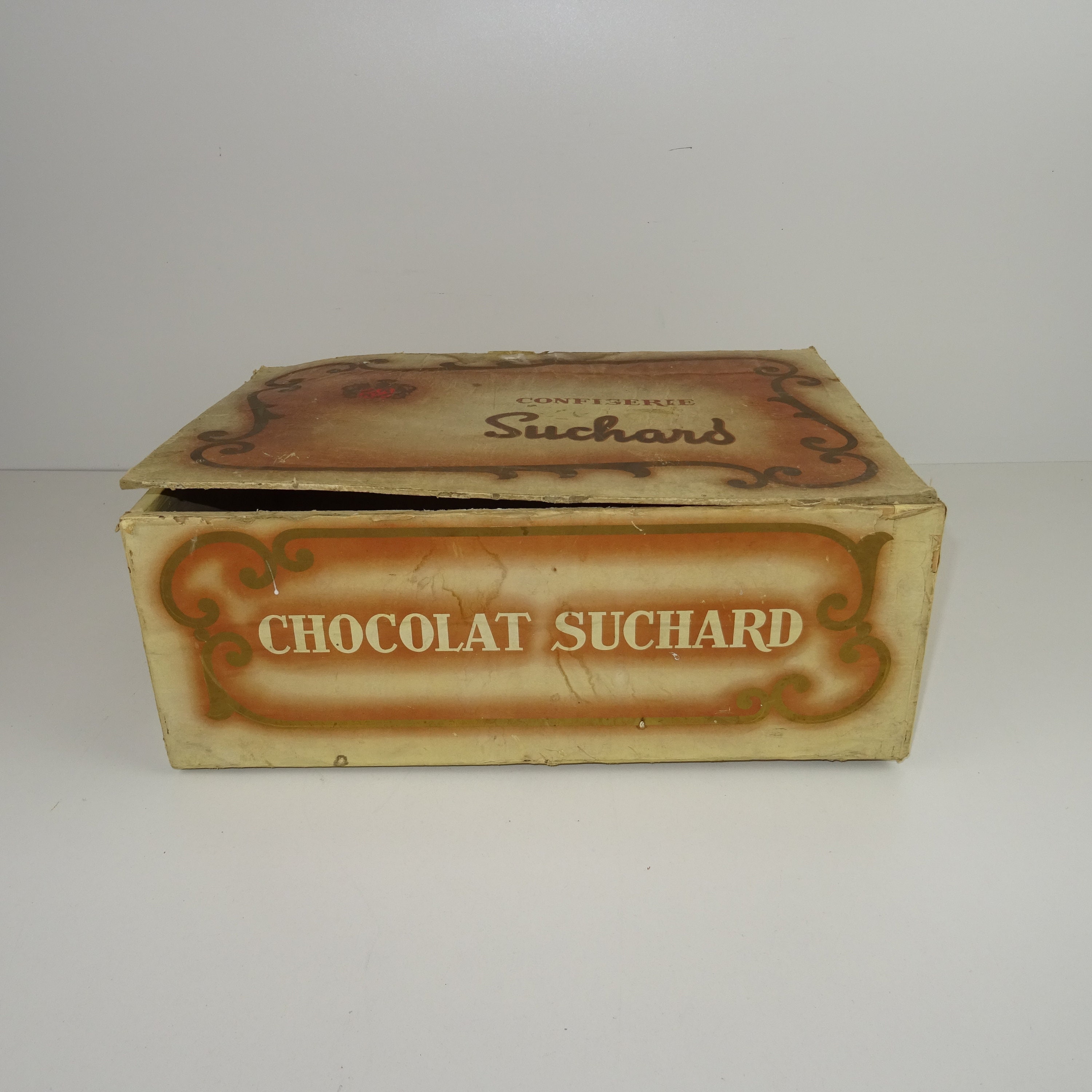 Caisse Publicitaire en Bois Du Chocolat Suchard/Déco Cuisine Ancienne France Vintage Décoration Gite