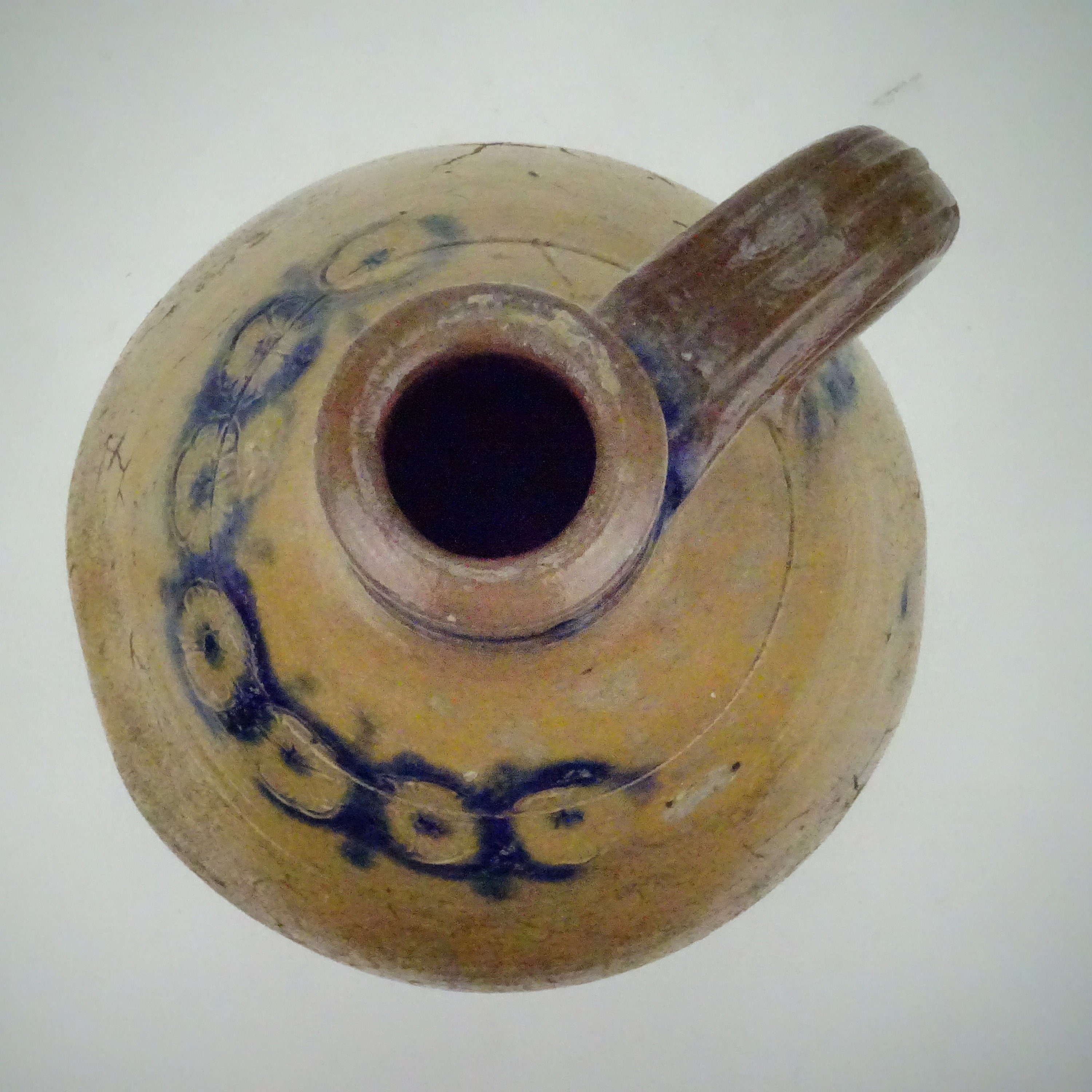 Dînetté De Poupée 8 Pièces En Grès Ancien - Art Populaire Pichet Cruche Coupe