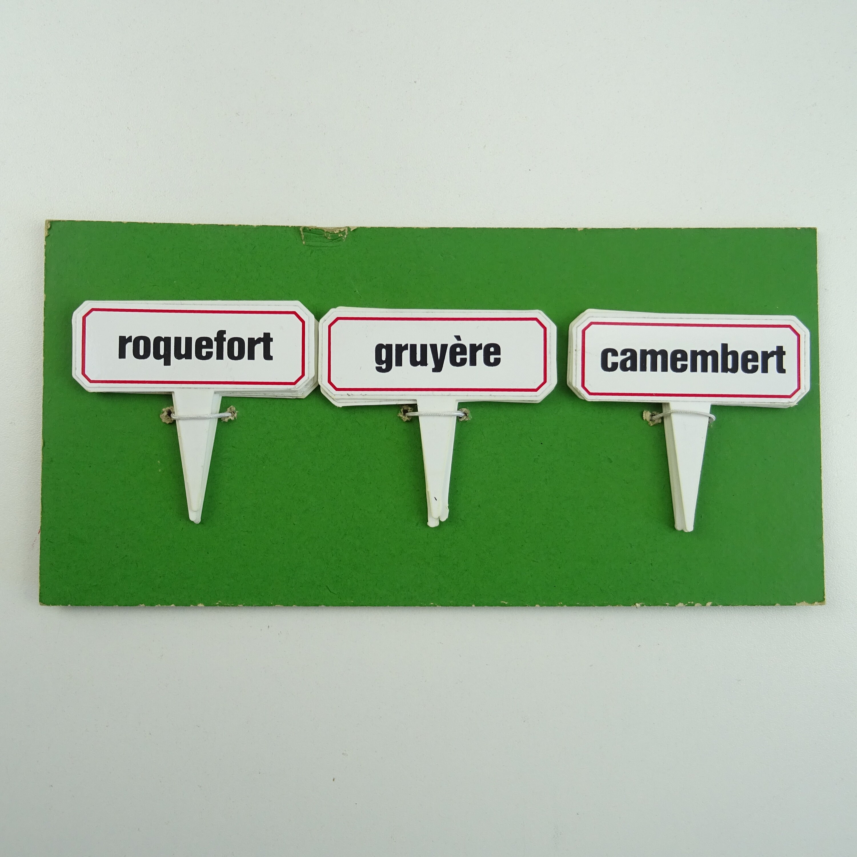 Lot 12 Étiquettes Affichettes Vintage de Fromages Français/Collection Maraicher France Vintage Décor