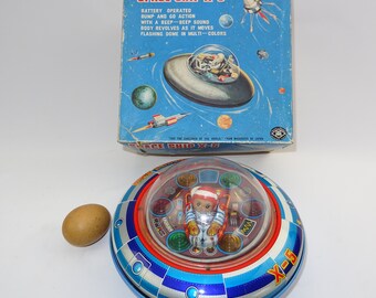Flying Saucer Space Ship X 5 Masudaya Japan / Modern Toys