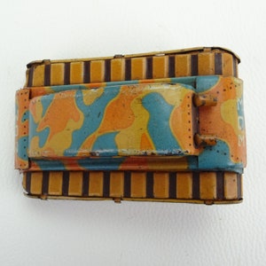 Juguete de hojalata de tanque mecánico CK hecho en Japón KSG / colección de juguetes antiguos de metal / tanque de llave / juguete de piso imagen 9