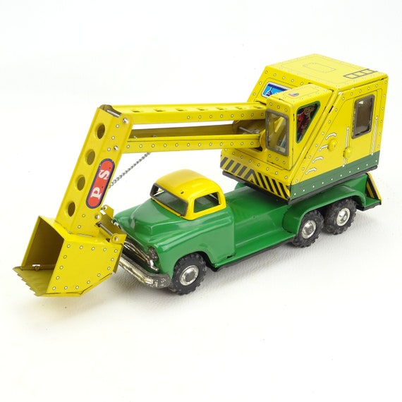 Rare Linemar GMC Crane Truck Toy / Japanese Retro Sheet Rare Linemar GMC Crane Truck Toy / Japanese Retro Sheet