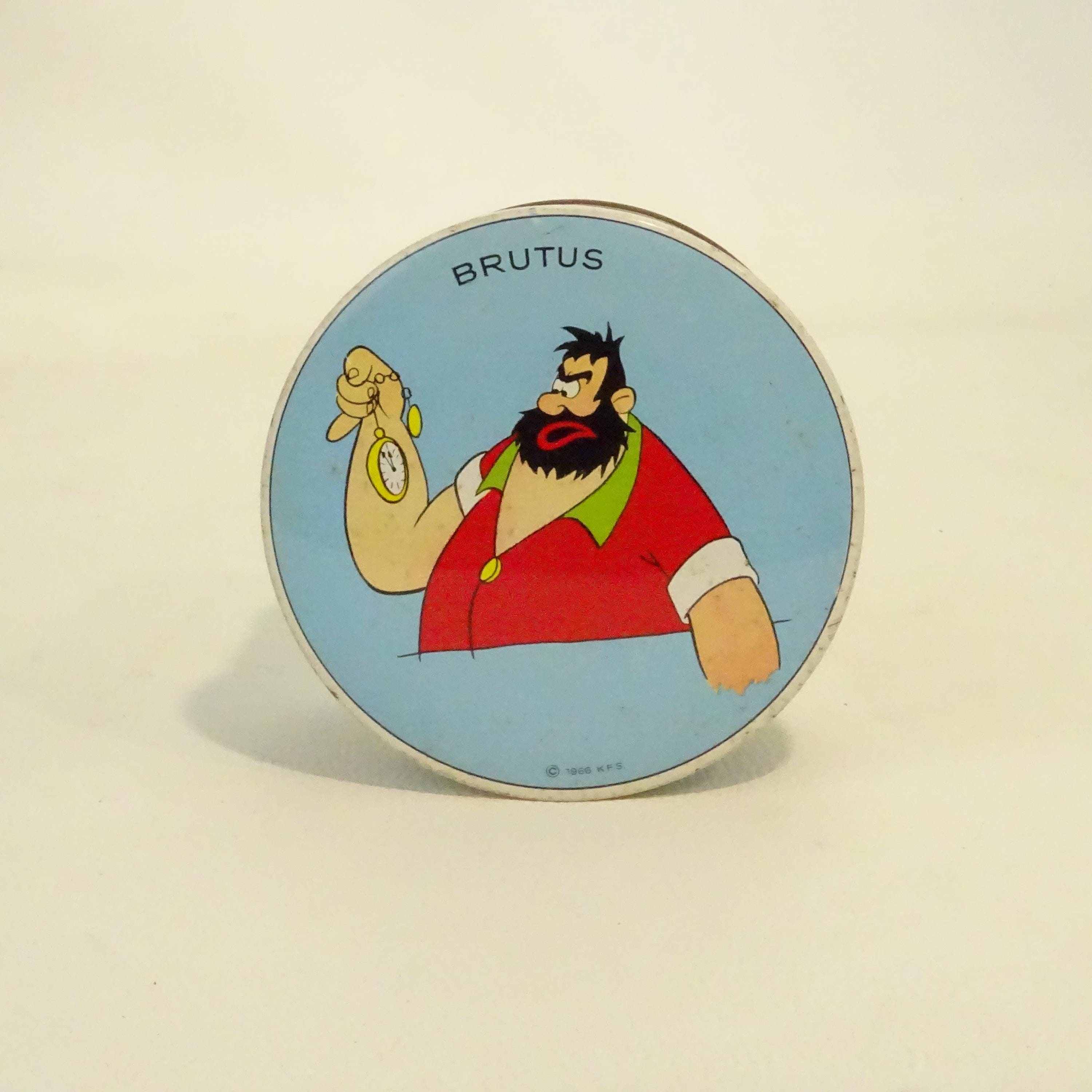最新情報 1966s the From Box Tin Olive Popeye Brutus Rare / BS KFS その他