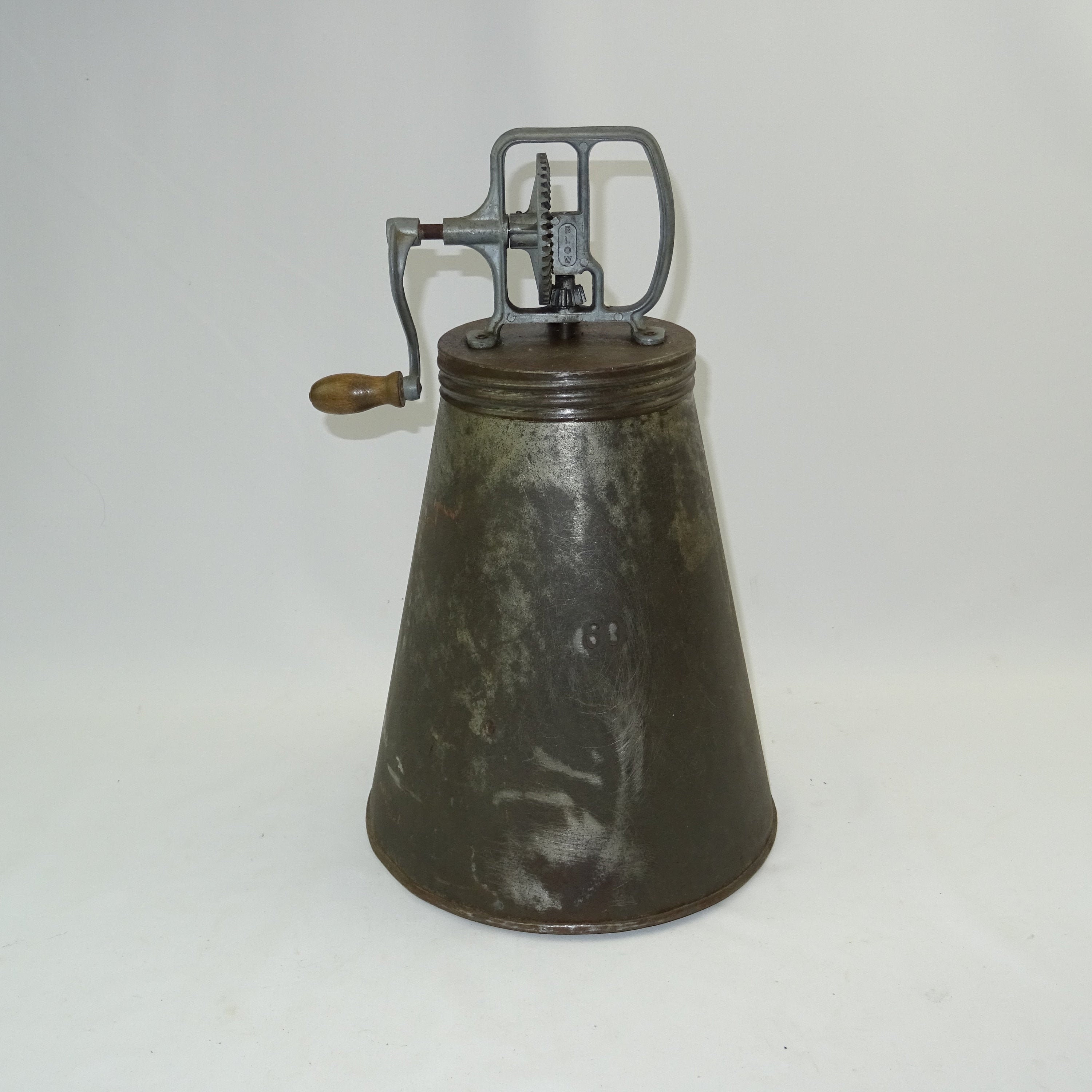 Baratte à Beurre en Métal Blow/Décoration Vintage de Cuisine France Déco Campagnarde Art La Table Fr