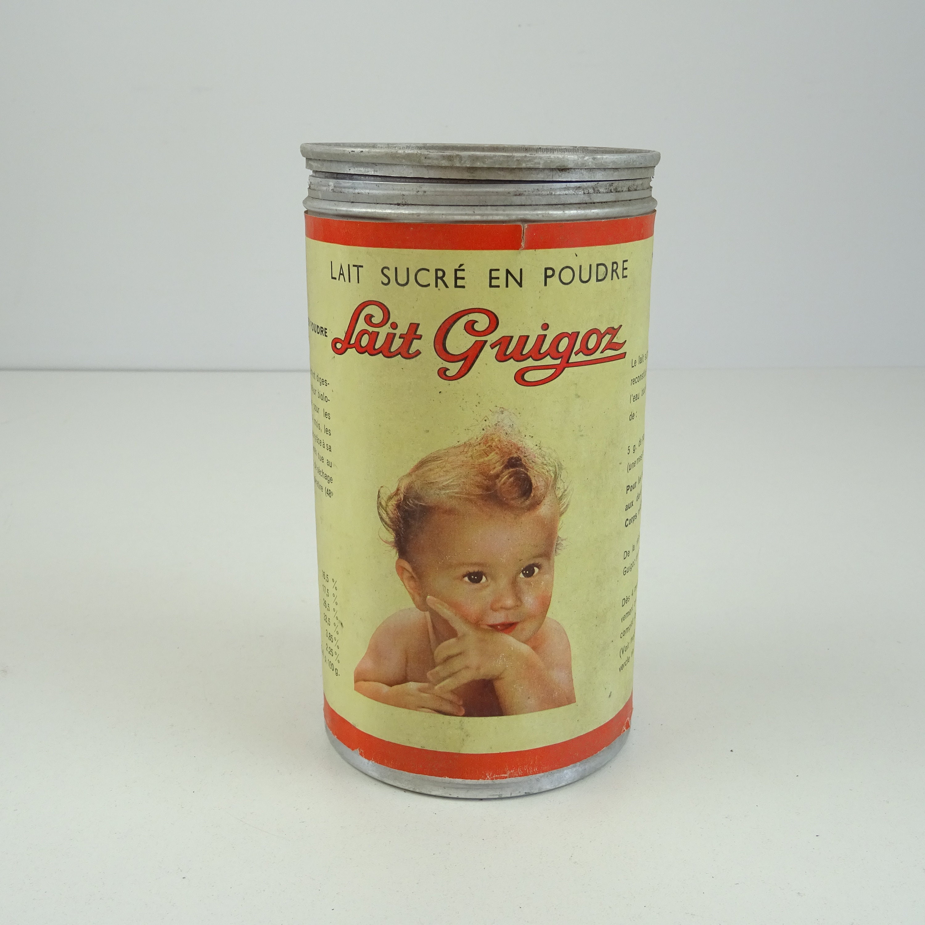 Guigoz Tin Box Vintage Decoration With Baby Tin Box Etsy India