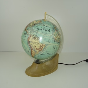 Globe terrestre lumineux MS TOY / cartes terre / mappemonde vintage pour étudiants / Décoration de bureau / Globe terrestre /déco vintage
