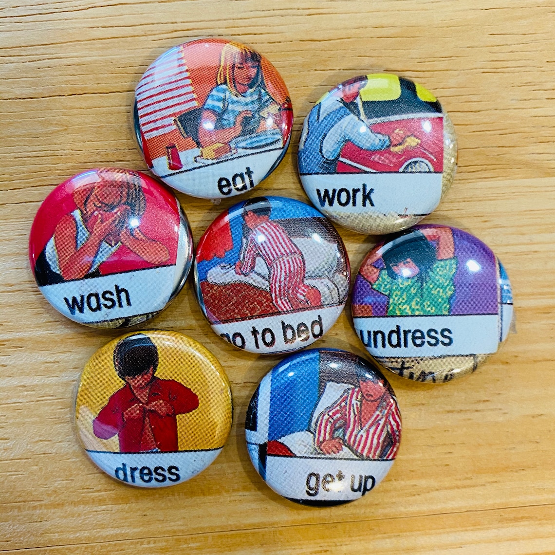 1 Button Pins Pins for Backpacks Repourposed Books Etsy