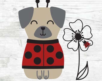 Skippy Dog Print Schnauzer Dog Wall Decor Whimsical Dog Etsy