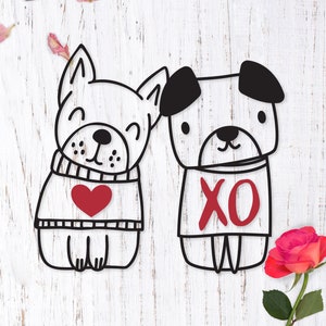 Welpe Liebe svg, Hund Valentine svg, Hund svg, Welpen svg geschnitten Datei, Welpe Valentine svg, Valentinstag svg für Kinder, Hund svg für Shirts