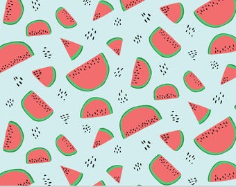 Summer Watermelon Seamless Repeat Pattern. Cute Watermelon Repeat Png Design. Watermelon Scrapbook Paper. Summer Fruit Digital Paper