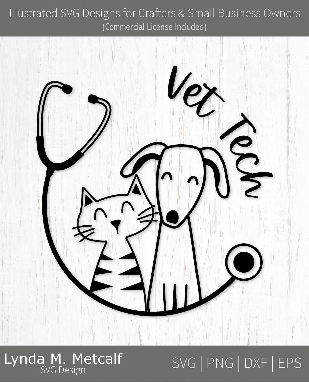 Vet Tech Svg Cut File. Cat and Dog Svg. Veterinary Tech Png. Vet Vector Clipart. Vet Technician