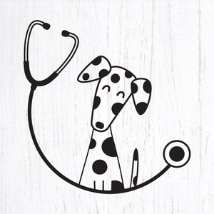 Dog Veterinarian Svg. Vet Hospital Png Clipart. Pet Clinic Svg for Shirts, Mugs and Gifts. Small Animal Vinyl Svg File. Vet Tech Puppy Svg