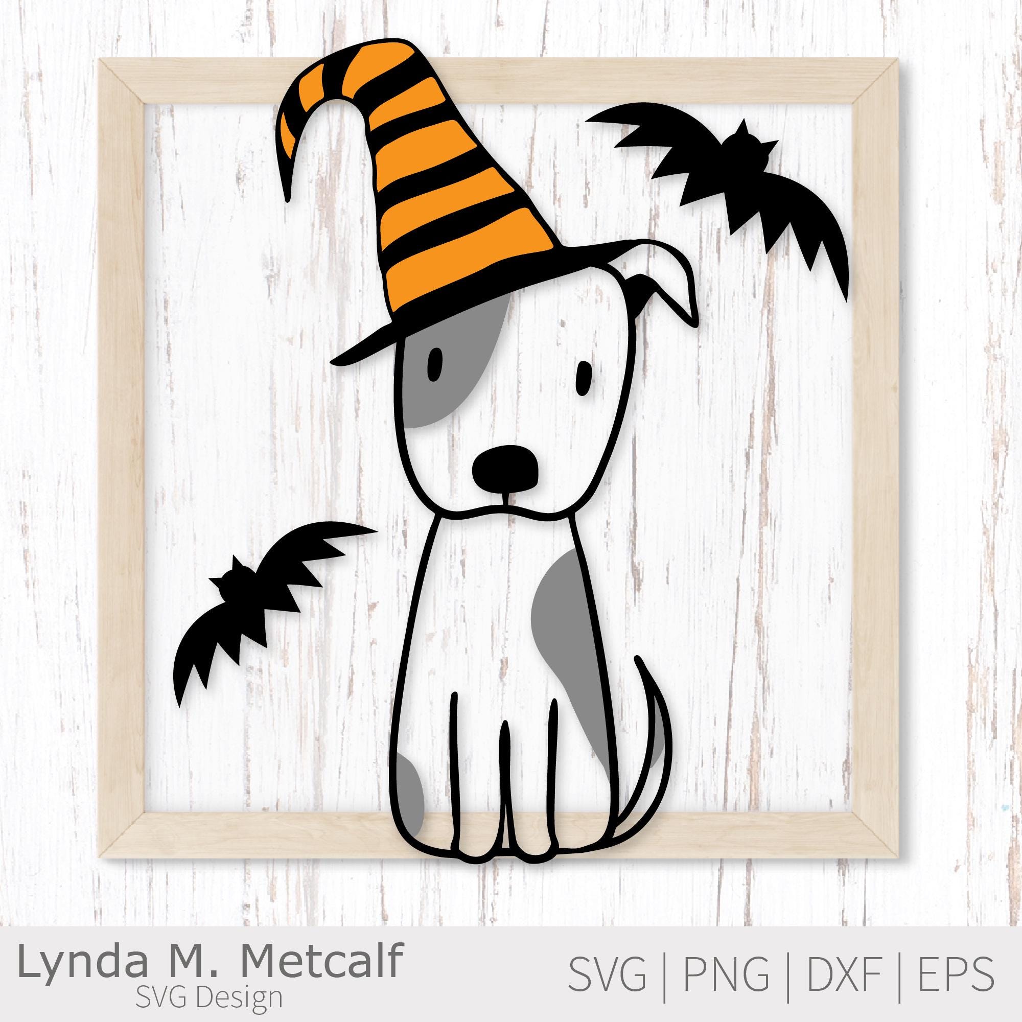 Halloween Puppy Svg. Dog Witch Svg. Fall Puppy Svg Cut File. Witch ...